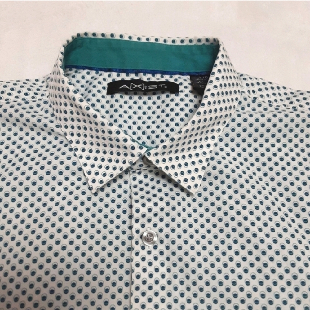 Axist Button Up Shirt Mens Large - Picture 4 of 12